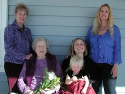 Five Generations of great women - Rita Jo, Evelyn, Sabrina, Chelsey and Isabella