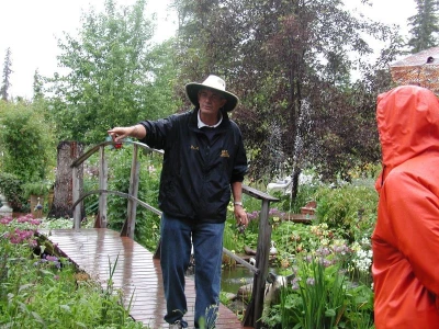 Allan Armitage in our gardens.