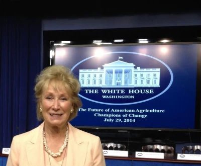 Rita Jo was invited to the White House for the Champions Of Change for the Future of Agriculture.